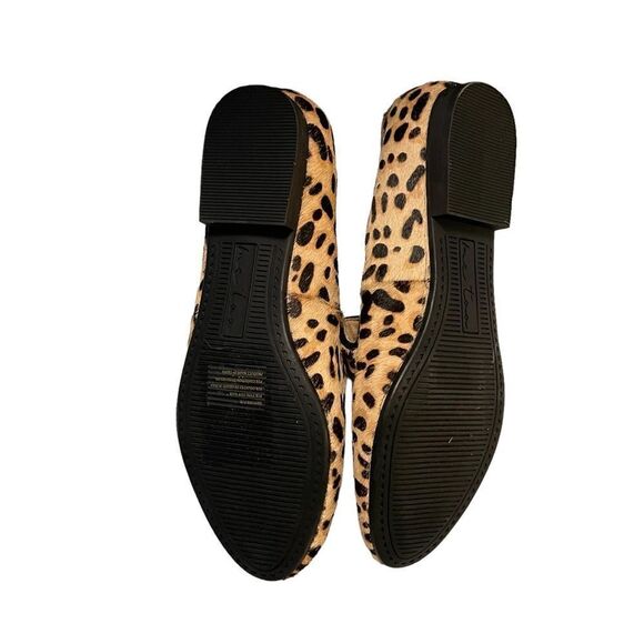 Me Too Aterra Leopard Cheetah Calf Hair Loafers - Picture 3 of 6